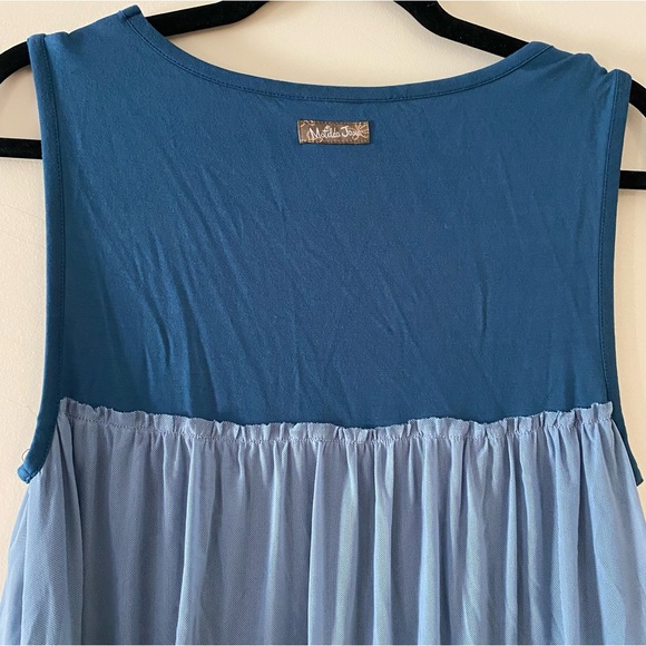 Matilda Jane School Spirit Layered Tank
Tunic Blue/yellow ruffles sheer size med - Picture 8 of 12